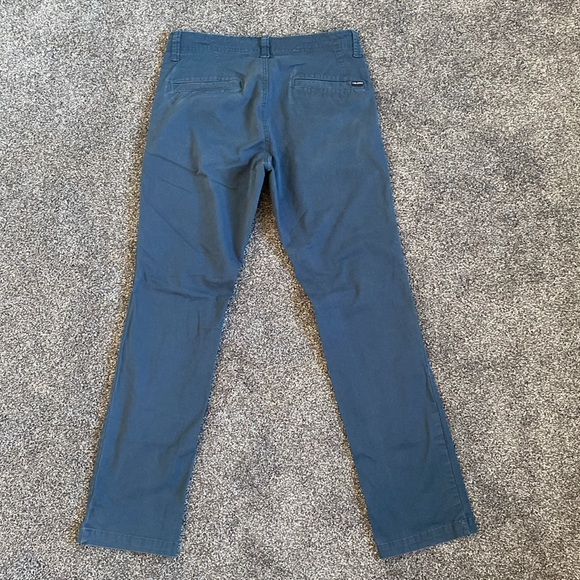 Volcom Men’s Cotton Pants 32W 30L Navy Blue - Picture 3 of 7